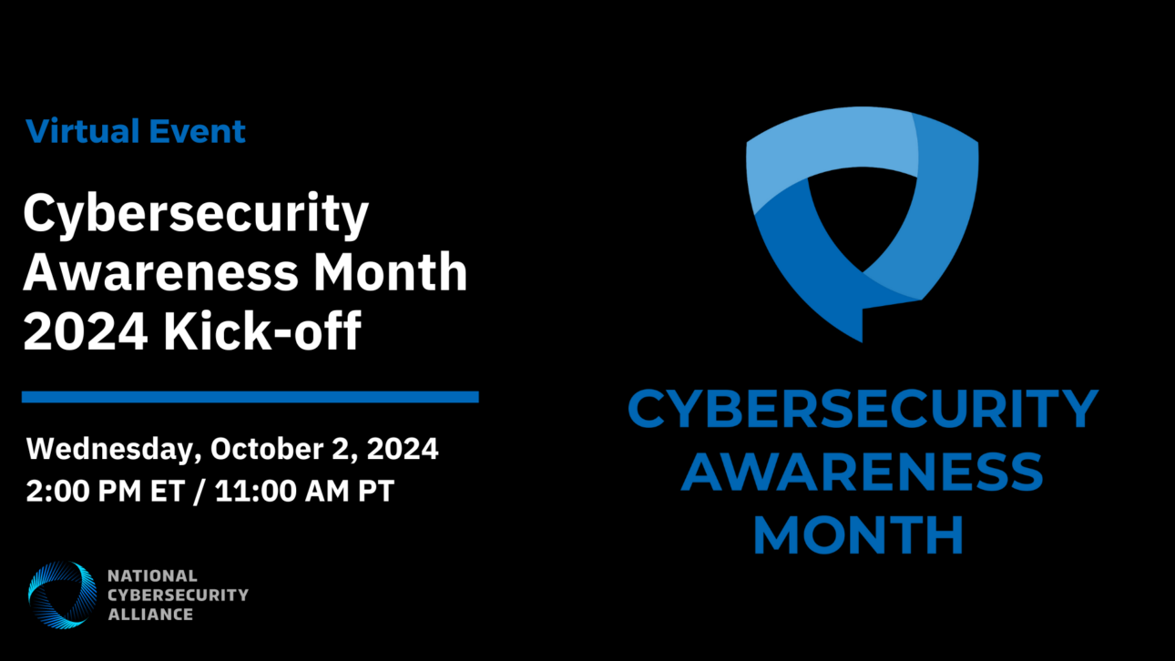 October is CyberSecurity Awareness Month